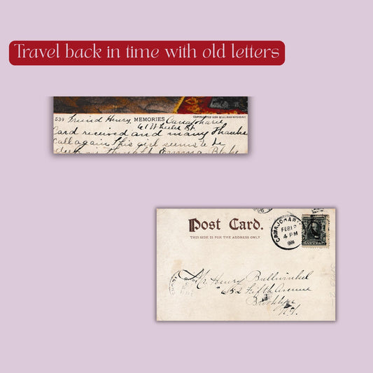 Antique Edwardian Postcard | Sentimental Woman Portrait | 1906 Postmark Undivided Back | Brooklyn NY Address | History Collector Gift